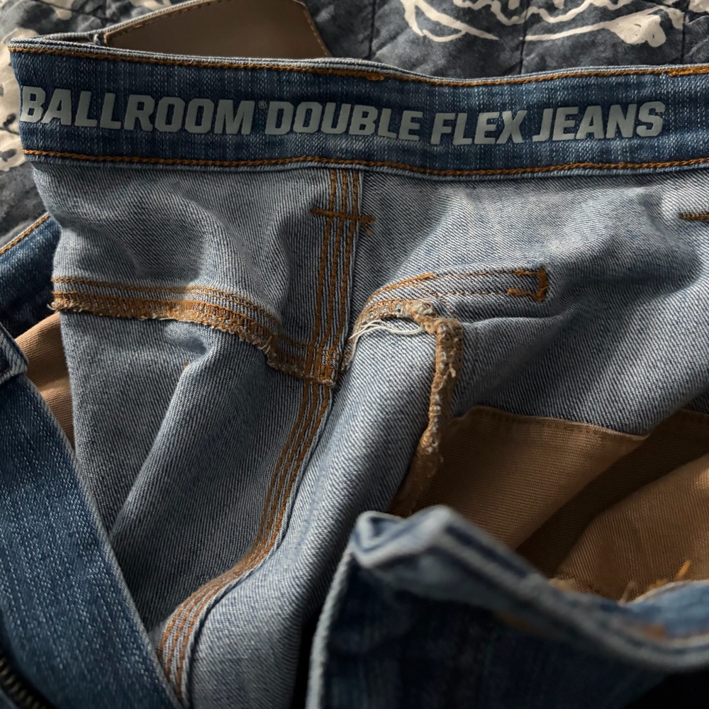 Duluth Double Flex Denim Jeans 38x30 - Picture 2 of 3